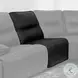 Spartacus Black 6 Piece Performance Fabric Power Reclining Sectional