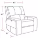 Swift Bourbon Power Recliner with Power Headrest