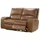 Swift Bourbon Dual 64" Power Reclining Loveseat with Power Headrest