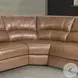 Fleet Bourbon Leather 6 Piece Modular Power Reclining Sectional