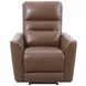 Taylor Brazilian Cocoa Leather Zero Gravity Power Recliner