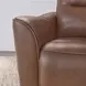 Taylor Brazilian Cocoa Leather Zero Gravity Power Recliner