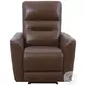Thalden Brazilian Cocoa Leather Zero Gravity Power Recliner