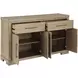 Napa Brown 4 Door Server