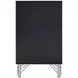 Ava Ebony 2 Drawer Nightstand