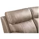 Theon Stokes Toffee Performance Fabric 65" Reclining Loveseat