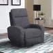 Thriller Natural Beauty Denim Power Swivel Glider Recliner