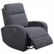Thriller Natural Beauty Denim Power Swivel Glider Recliner