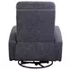 Thriller Natural Beauty Denim Power Swivel Glider Recliner