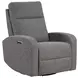 Thriller Natural Beauty Grey Power Swivel Glider Recliner