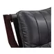Preston Black Leather Upholstered Accent Chair