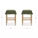 Anna Green Upholstered Counter Height Stool