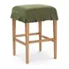 Anna Green Upholstered Counter Height Stool