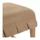 Anna Light Brown Upholstered Counter Height Stool