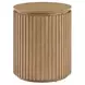 Colvin Toffee Round End Table