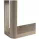 Loggia White and Aria Rectangular Travertine Top Console Table