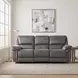 Muirfield Gray Double 89" Reclining Sofa