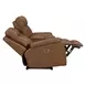 Veracruz Vintage Tan Leather Zero Gravity Dual Power Reclining Living Room Set with USB Charging