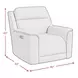 Walker Aline Anthracite Leather Triple Power Recliner with USB Charging