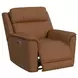 Walker Butternut Leather 86" Power Reclining Living Room Set with USB Charging