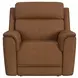 Walker Butternut Leather 86" Power Reclining Living Room Set with USB Charging