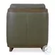 Brindle Hollow Verona Forest Leather Accent Chair