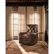 Mosaic Red and Gold Round Travertine Top Joie De Vivre Spot Table