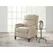 Vermont Pearl Glow Leather Recliner