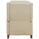 Vermont Pearl Glow Leather Recliner