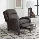 Vermont Slate Noire Leather Recliner