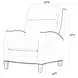 Vermont Slate Noire Leather Recliner