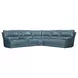 Whitman Verona Azure Cordless Leather Power Reclining Sectional