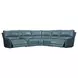 Whitman Verona Azure Cordless Leather Power Reclining Sectional