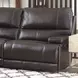 Whitman Verona Coffee Leather 7 Piece Modular Power Reclining Sectional