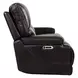 Whitman Verona Coffee Cordless Power Recliner with Power Headrest