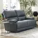 Whitman Verona Azure Cordless 65" Power Reclining Loveseat with Power Headrest