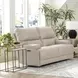 Whitman Verona Linen Cordless 65" Power Reclining Loveseat with Power Headrest