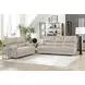 Whitman Verona Linen Cordless 65" Power Reclining Loveseat with Power Headrest
