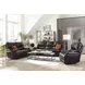 Whitman Verona Coffee Cordless 89" Power Reclining Sofa with Power Headrest