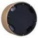 Colvin Brown and White Round Marble Top Coffee Table