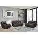 Brookings Charcoal 88" Reclining Sofa