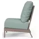 Laguna Cast Mist Upholstered Outdoor Armless Club Chair