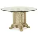 Platine de Royale Champagne 54" Round Dining Table