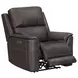 Eldridge Steamboat Brown Leather Zero Gravity Power Reclining Living Room Set with USB Charging
