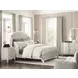 Harmony Eggshell and Black 9 Drawer Emelie Dresser with Rectangular Schafer Mirror