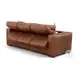 Inglewood Vintage Brown Derby Leather 91" Queen Sleeper Sofa