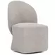 Monolith Beige Performance Fabric Side Chair