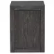 Foxrun Hollow Ravenwood Black 2 Drawer File Cabinet with Casters