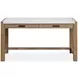 Foxrun Hollow Sierra Brown and White 60" Marble Top Writing Desk
