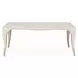 London Place Creamy Pearl 122" Extendable Rectangular Dining Table
